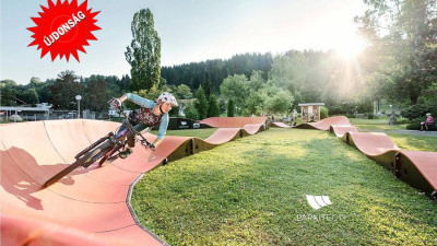 Moduláris Pumptrack pálya - Kerékpárral, görkorcsolyával, gördeszkával, rollerrel használható eszköz.