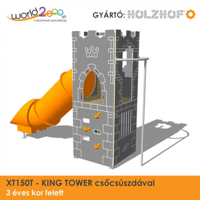 KING TOWER torony csőcsúszdával