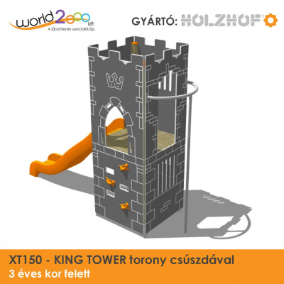 KING TOWER torony csúszdával