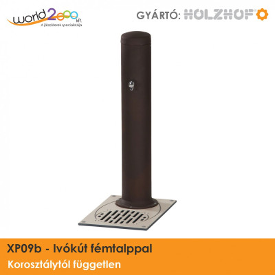 Ivókút fémtalppal
