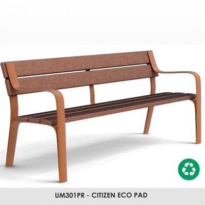  UM301PR - CITIZEN ECO pad. Újrahasznosított műanyagból készült,amely szintén újrahasznosítható. Nincs szükség karbantartásra. Ez az anyag nem reped, reped, rothad és nem szárad ki. Rossz időjárási viszonyoknak nagyon ellenálló