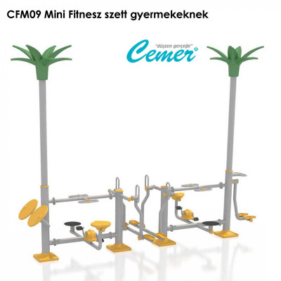 CFM09 Mini Fitnesz szett gyermekeknek, 6 éves kortól