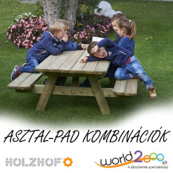 Asztal-pad kombináció